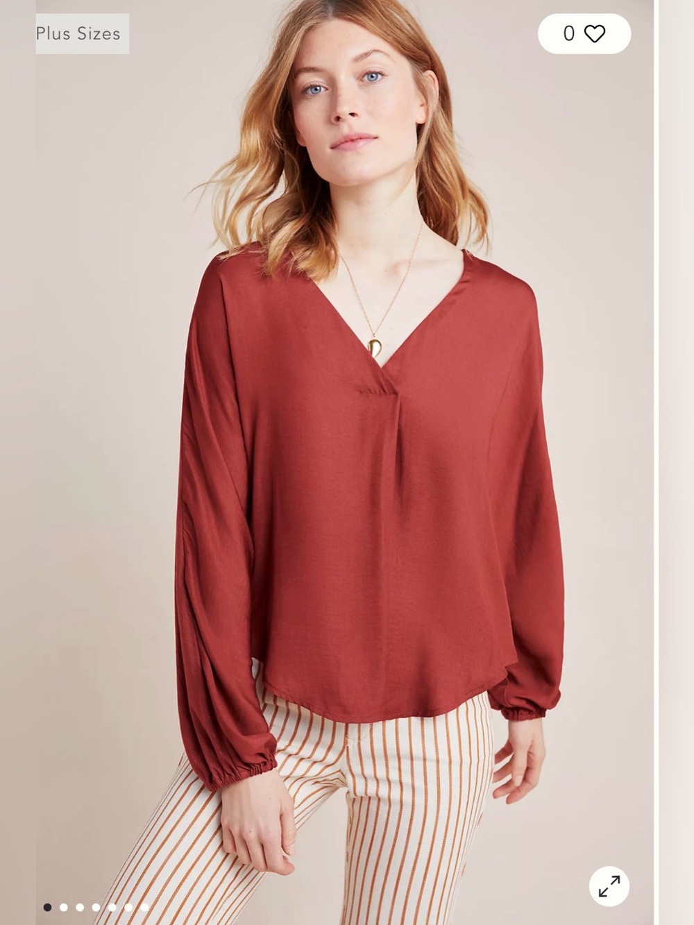 Anthropology Dolan Left Coast Contessa Top